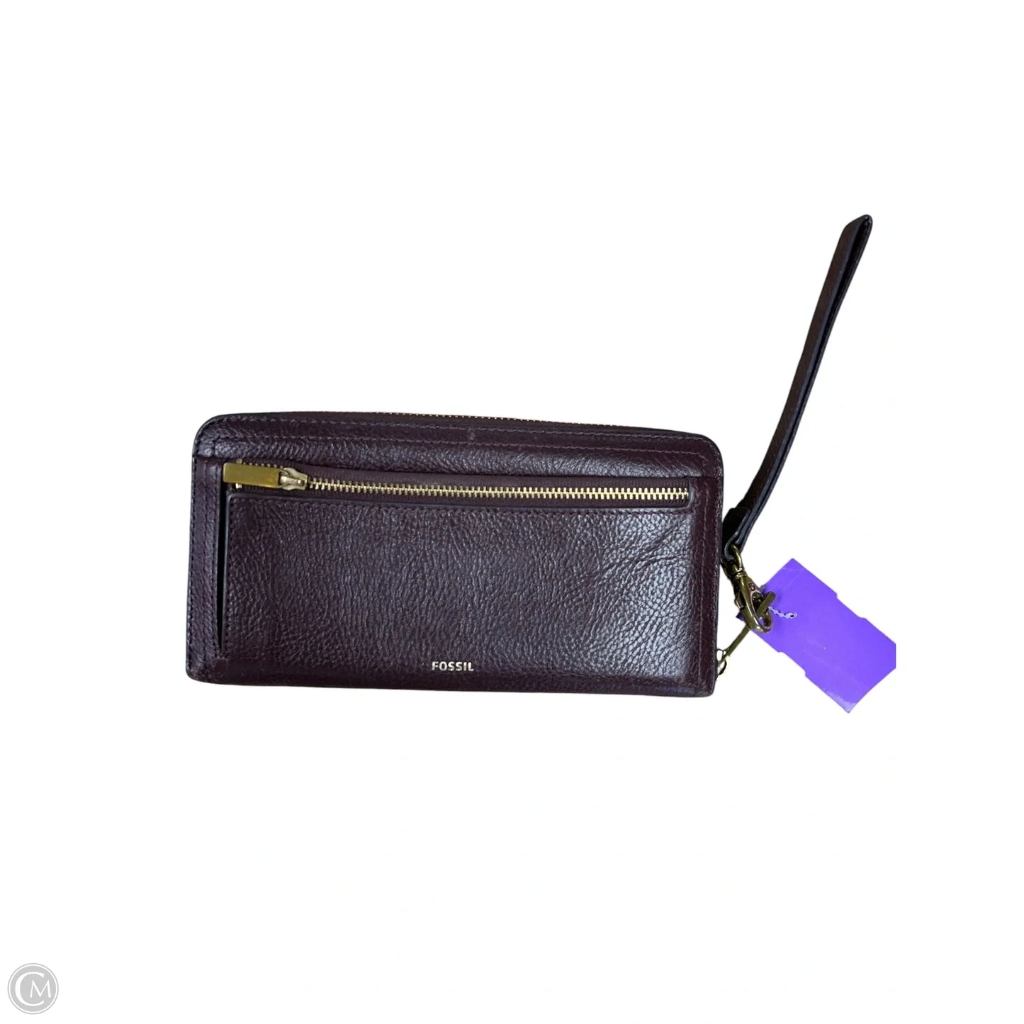Wallet Leather By Fossil, Size: Large