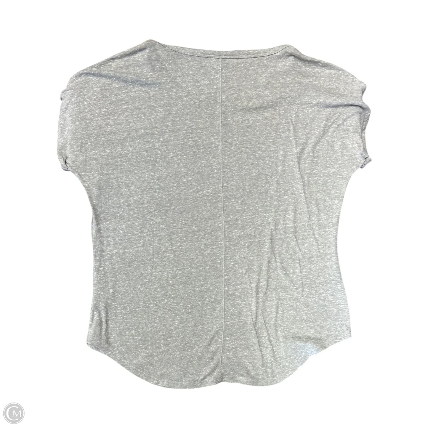 Top Short Sleeve By Lucky Brand In Grey, Size: L