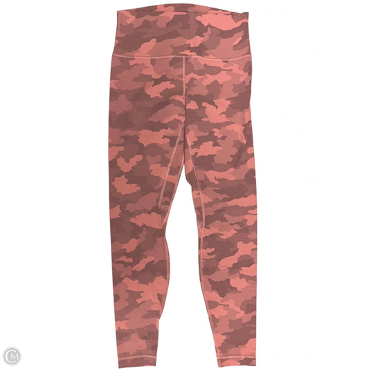 Athletic Leggings By Lululemon In Camouflage Print, Size: 10