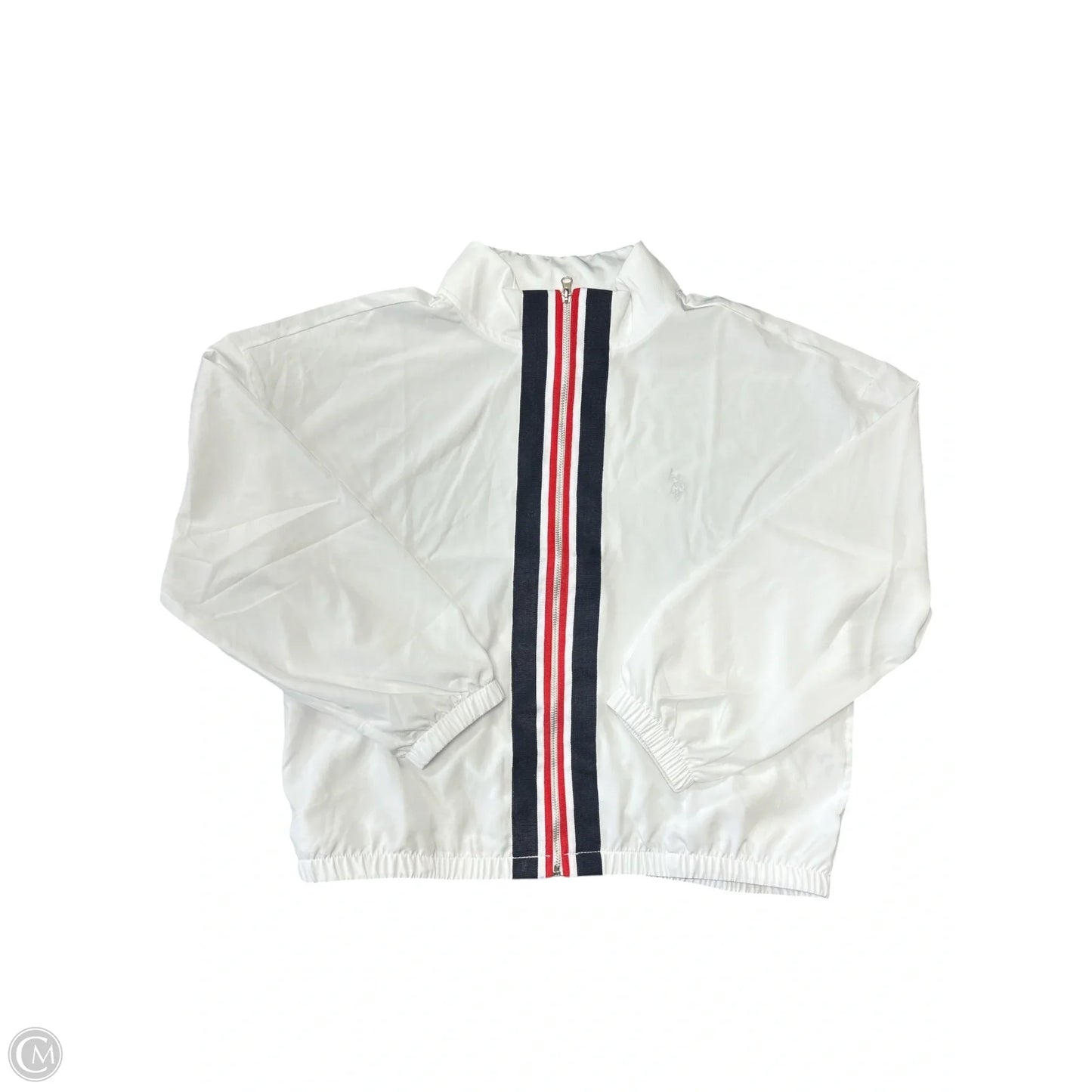 Jacket Windbreaker By Us Polo Assoc In White, Size: L
