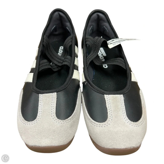 Shoes Flats By Adidas In Black & Grey, Size: 8.5