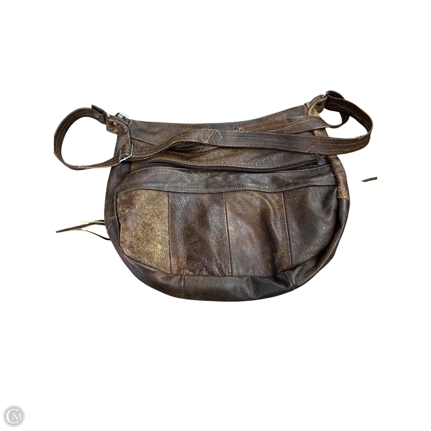 Crossbody Leather By Cme, Size: Large
