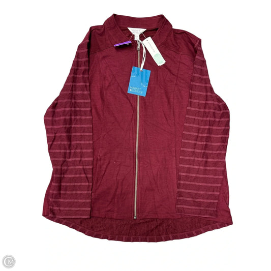 Jacket Other By Market & Spruce In Maroon, Size: Xxl