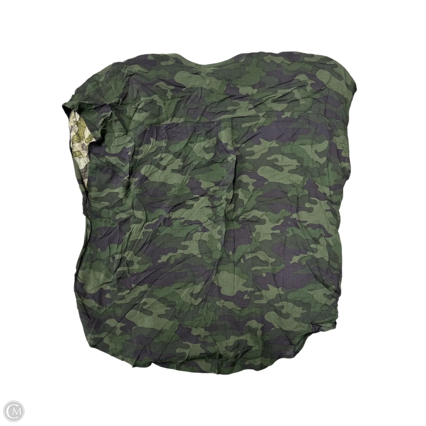 Blouse Short Sleeve By Torrid In Camouflage Print, Size: 1x