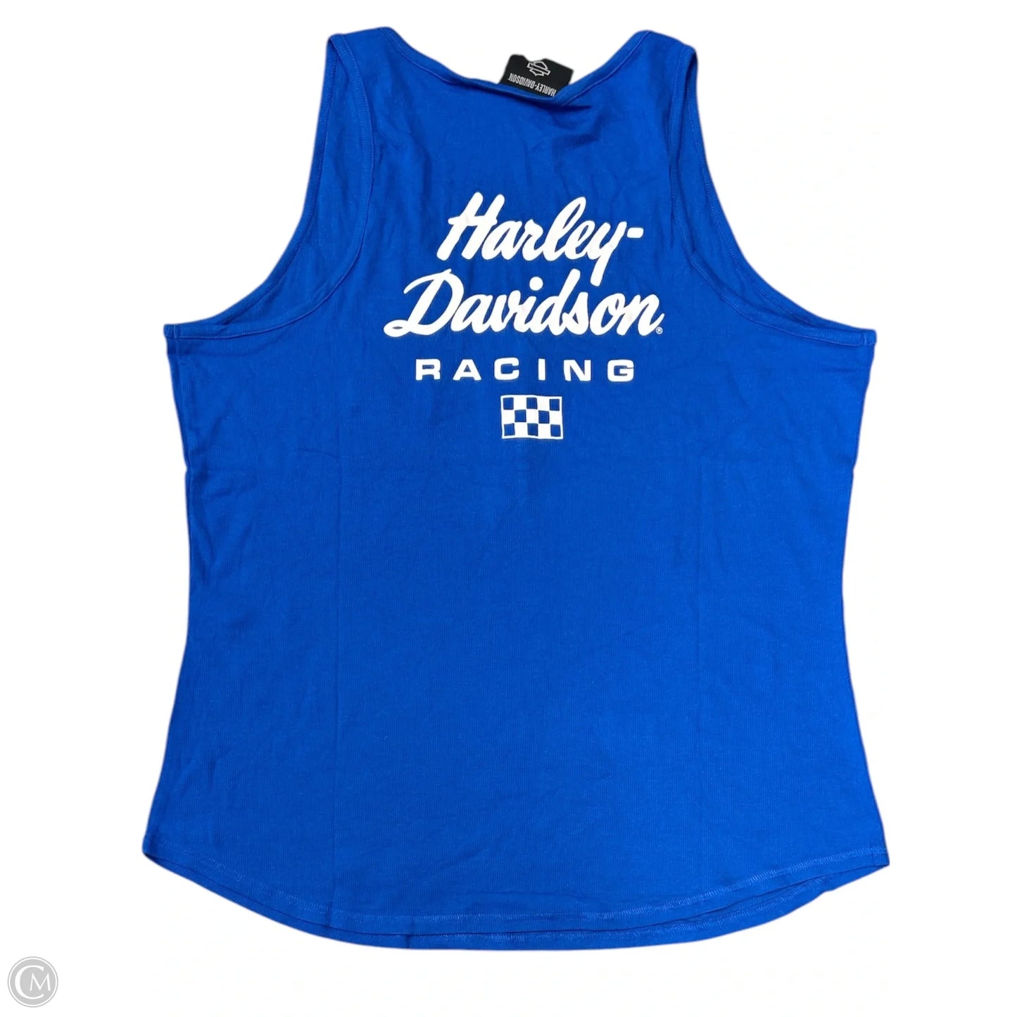 Top Sleeveless By Harley Davidson In Blue, Size: 2x