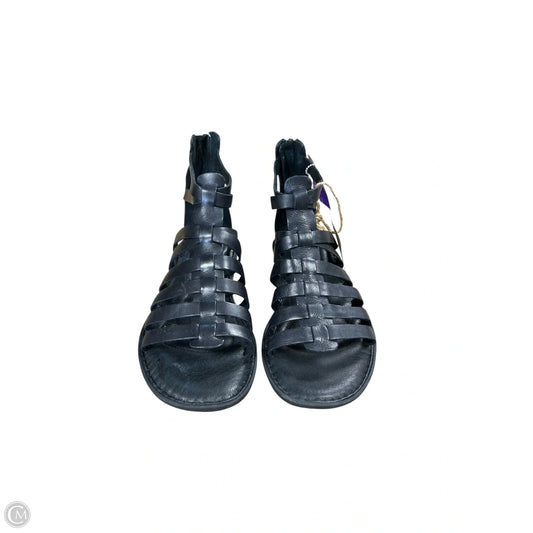 Sandals Flats By Born In Black, Size: 7
