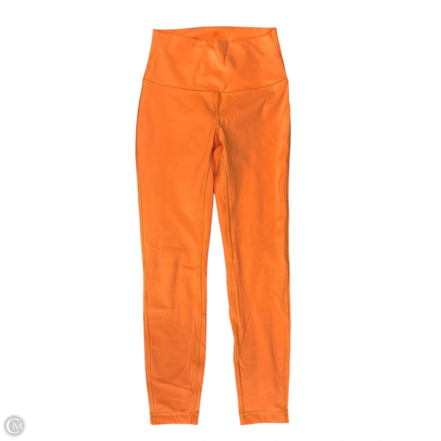 Athletic Leggings By Lululemon In Orange, Size: 4