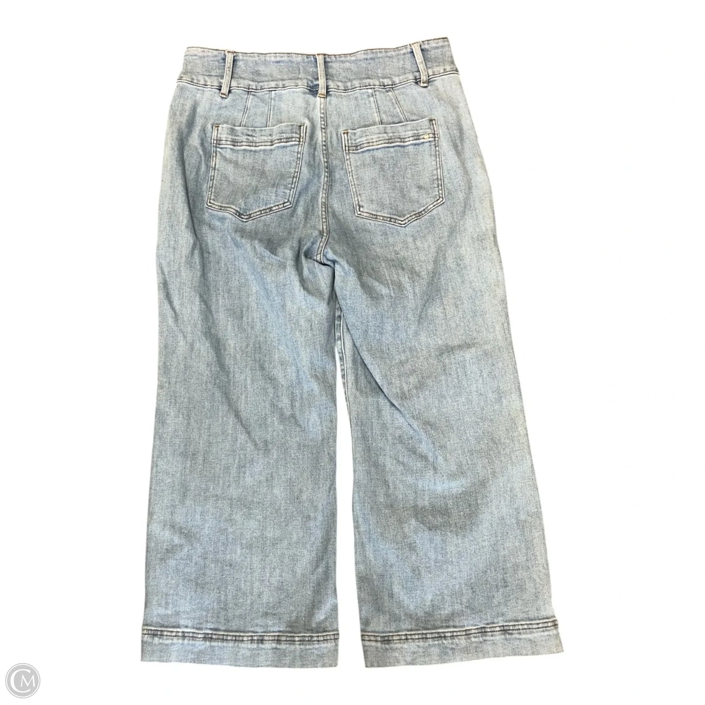 Jeans Wide Leg By Cmc In Blue Denim, Size: 14