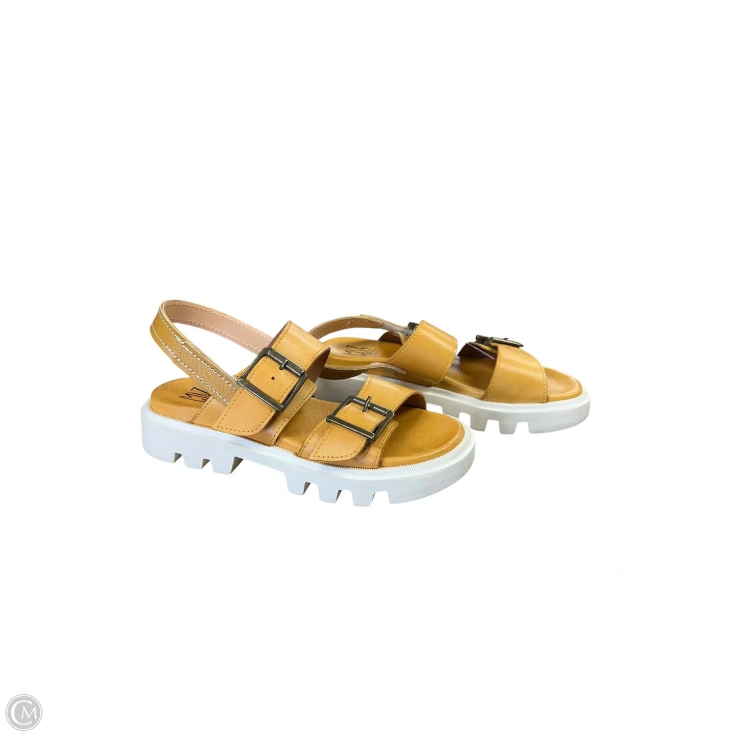 Sandals Flats By Miz Mooz In Yellow, Size: 8.5