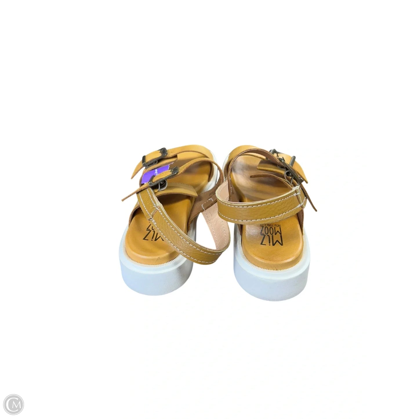 Sandals Flats By Miz Mooz In Yellow, Size: 8.5