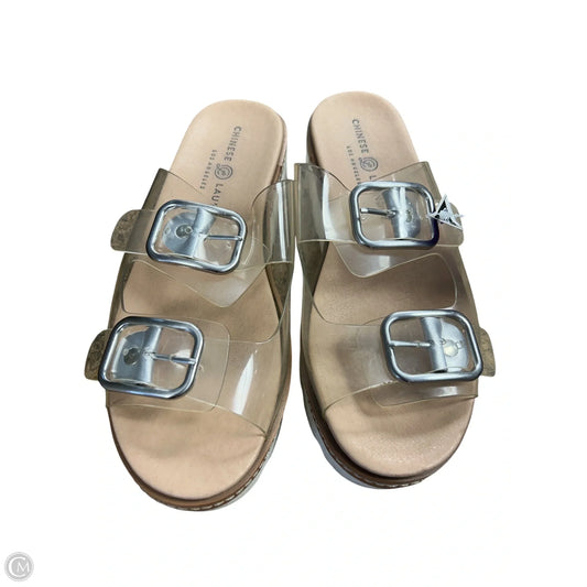Sandals Flats By Chinese Laundry In Clear, Size: 7