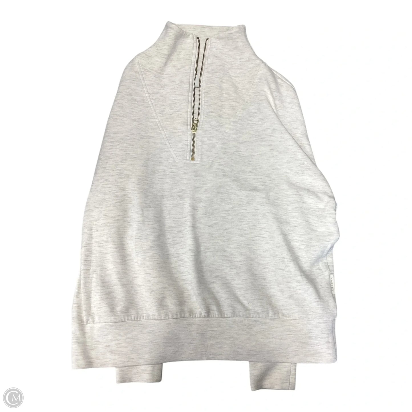Sweatshirt Collar By Varley In Cream, Size: S