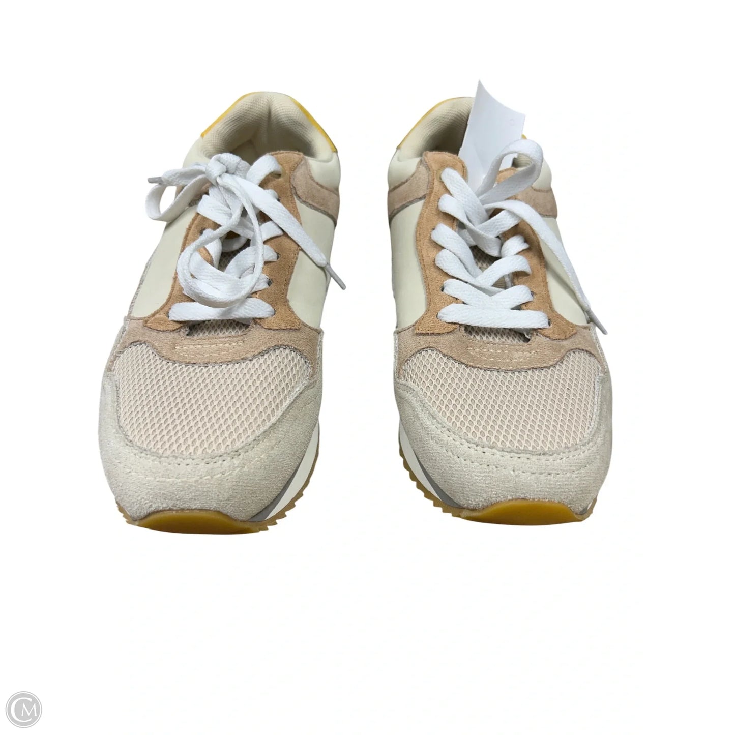 Shoes Sneakers By Cme In Tan & Yellow, Size: 6