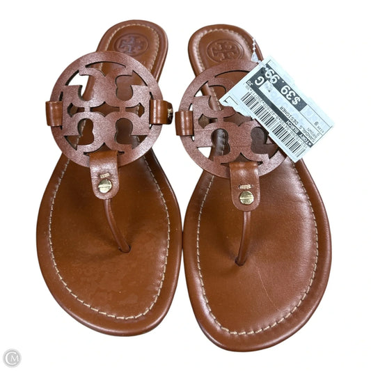 Sandals Designer By Tory Burch In Brown, Size: 9