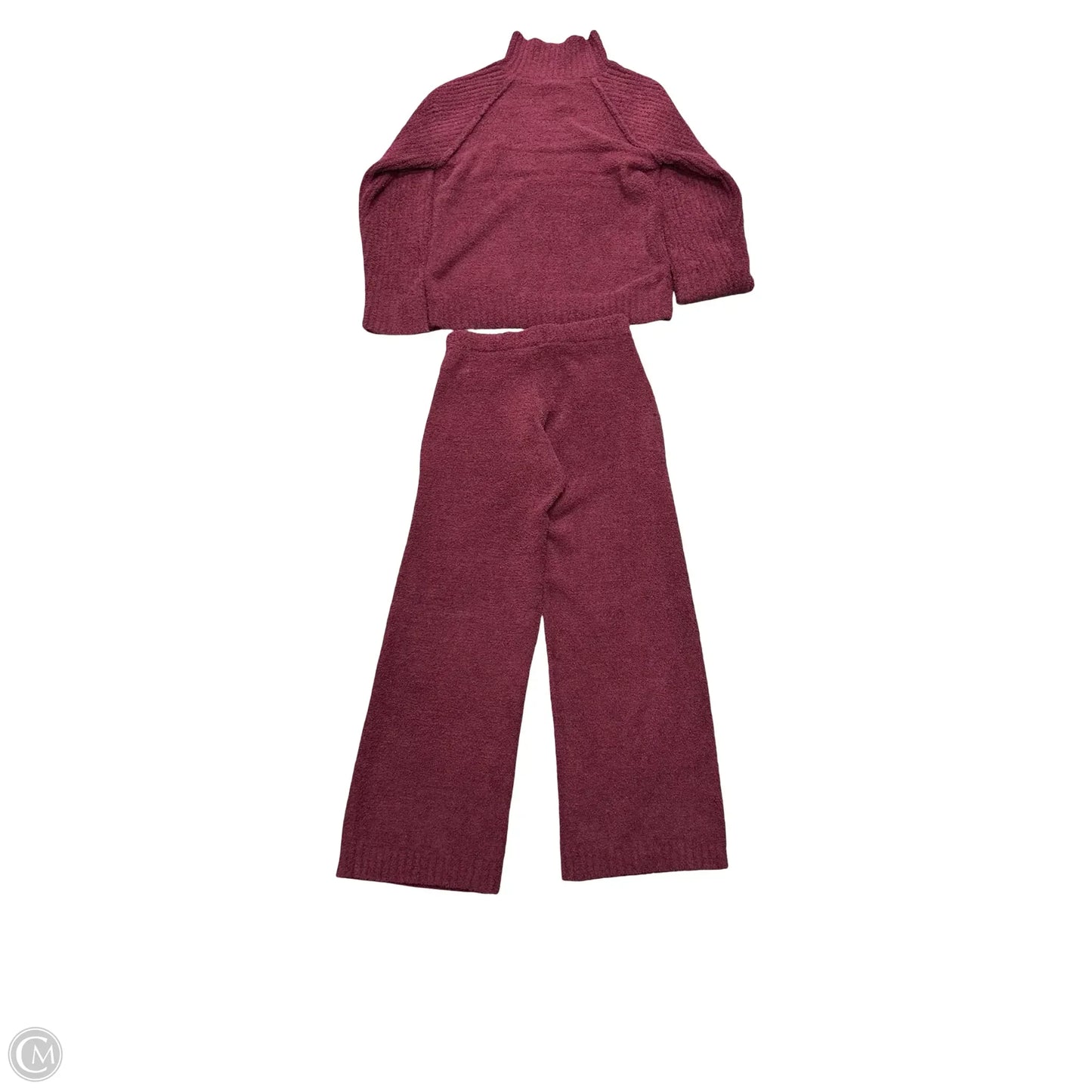 Pants Set 2pc By Cmc In Maroon, Size: Xs