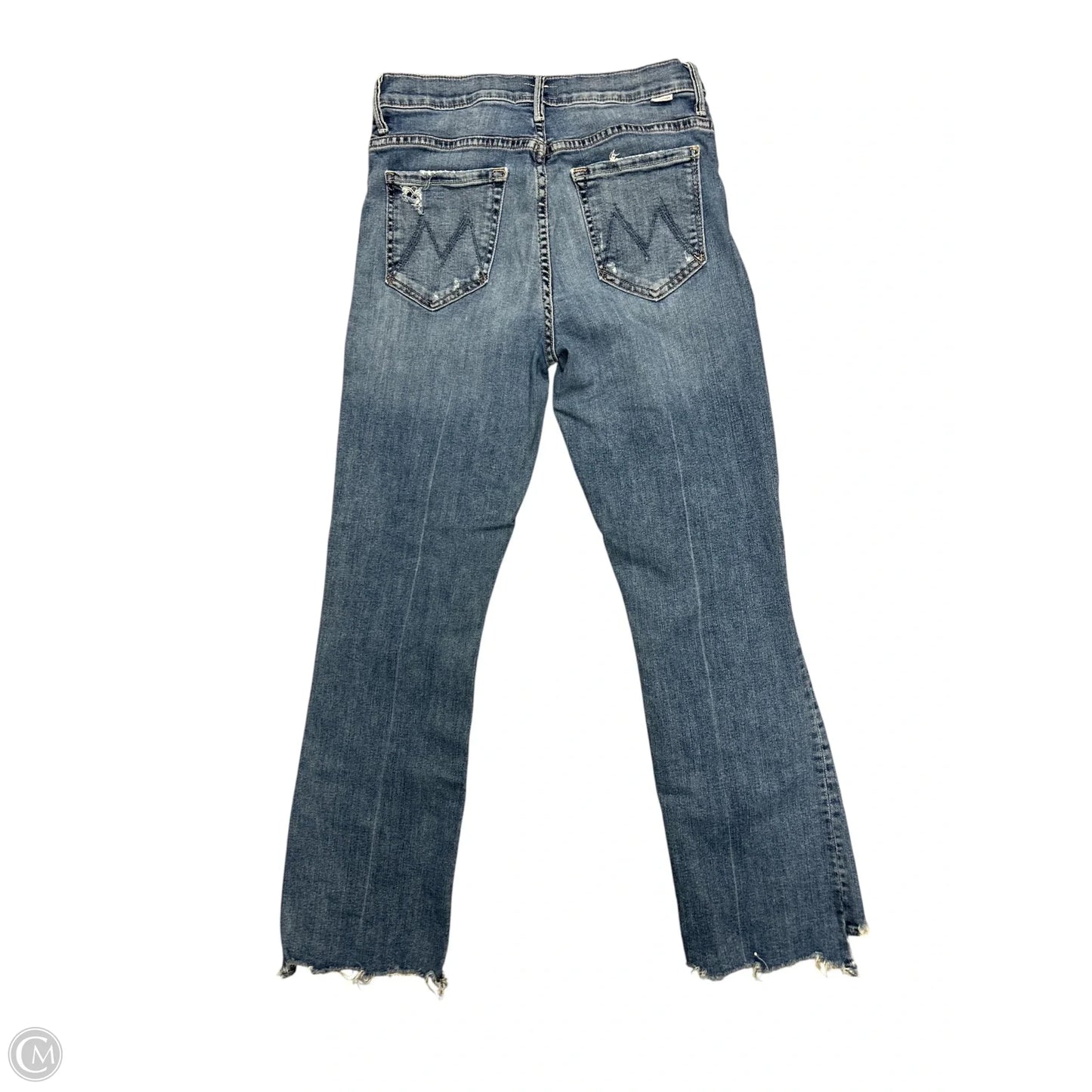 Jeans Straight By Mother In Blue Denim, Size: 6