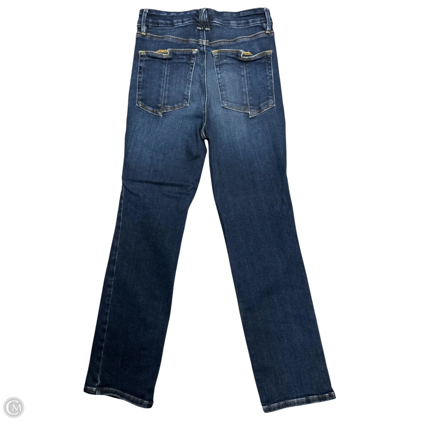 Jeans Straight By Good American In Blue Denim, Size: 6