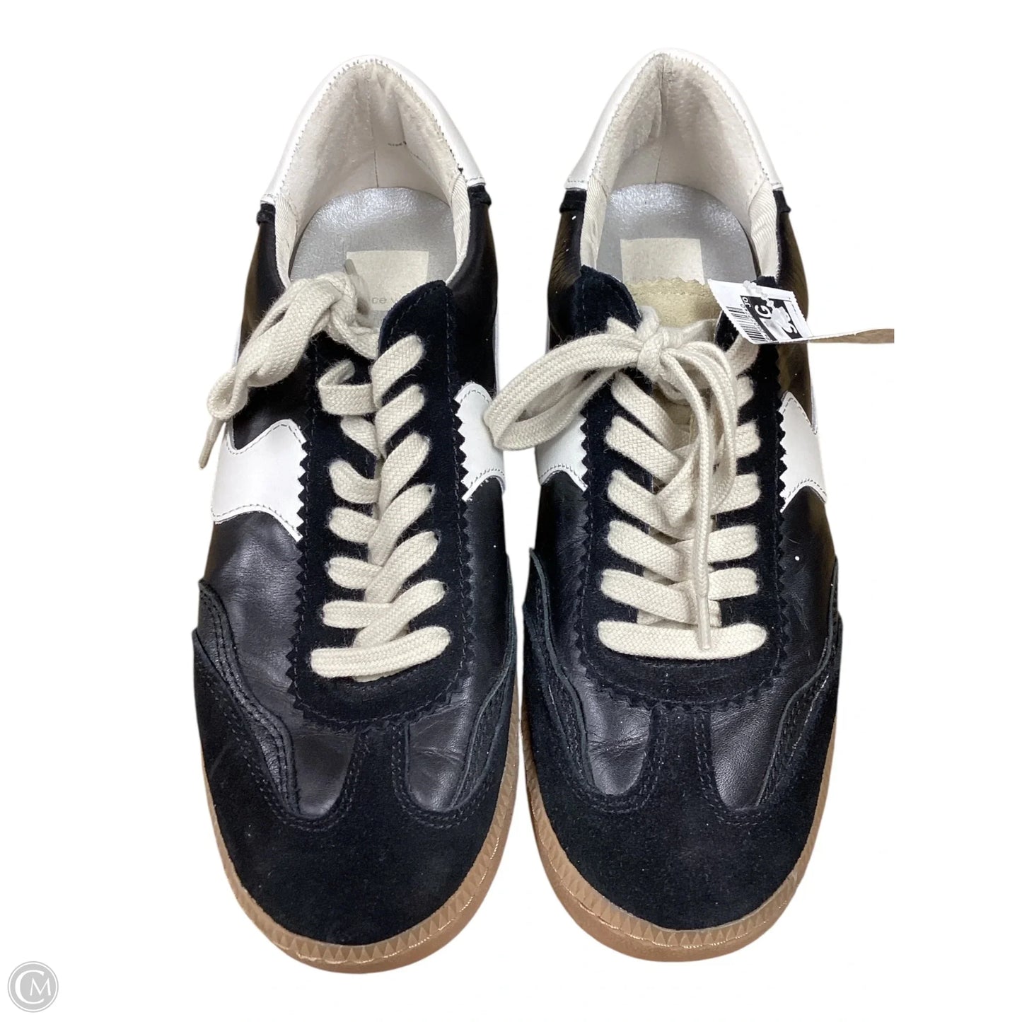 Shoes Sneakers By Dolce Vita In Black & Cream, Size: 9