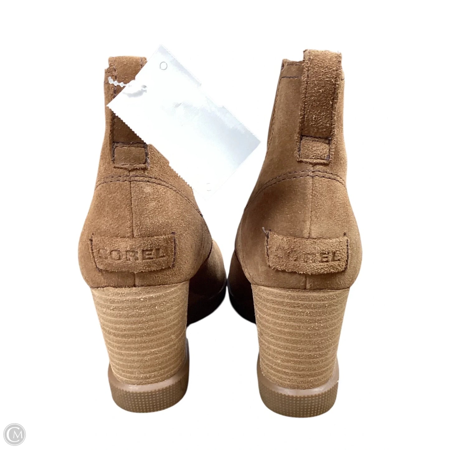 Boots Ankle Heels By Sorel In Brown, Size: 6.5