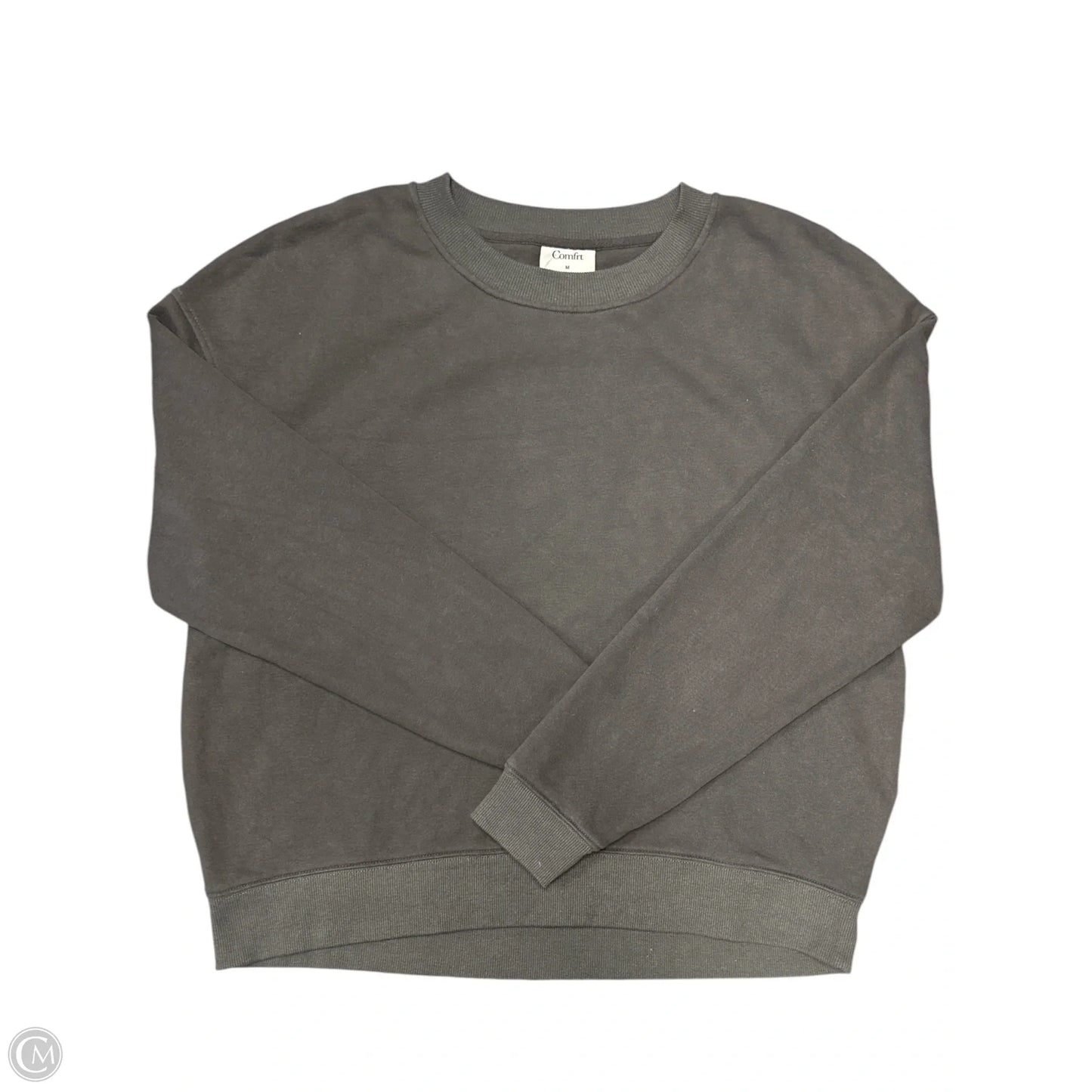 Sweatshirt Crewneck By Cmc In Grey, Size: M
