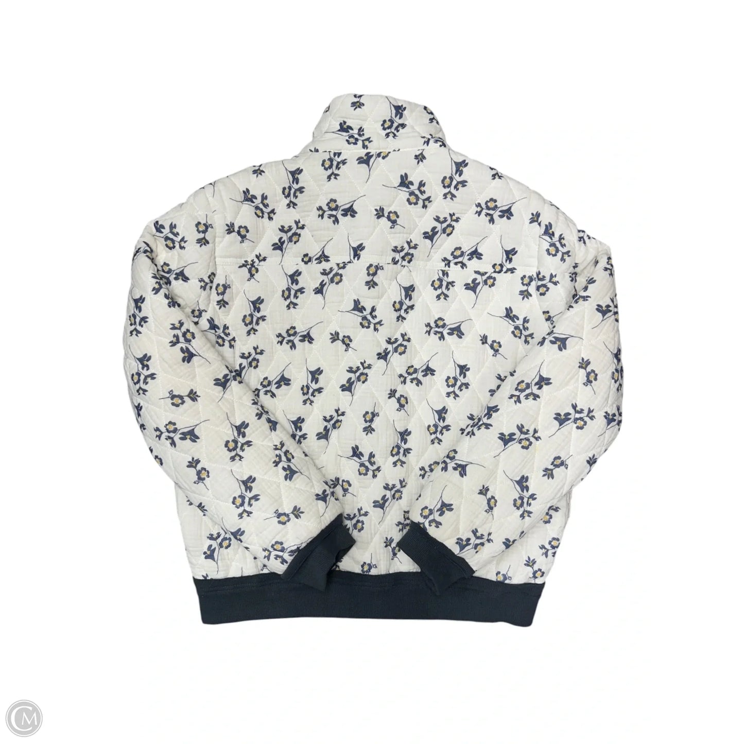 Jacket Puffer & Quilted By Saltwater Luxe In Floral Print, Size: L