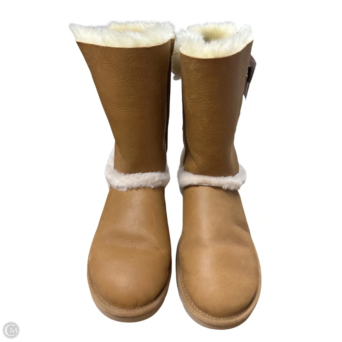 Boots Designer By Ugg In Brown, Size: 8
