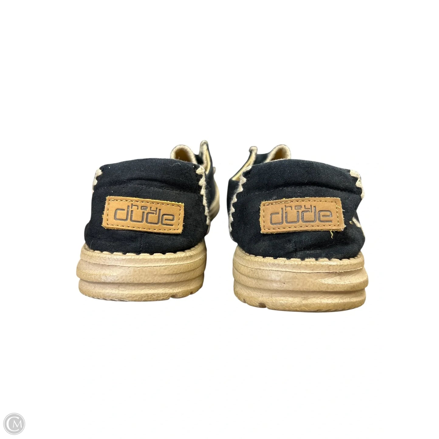 Shoes Flats By Hey Dude In Black, Size: 9