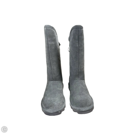 Boots Mid-calf Flats By Bearpaw In Grey, Size: 7