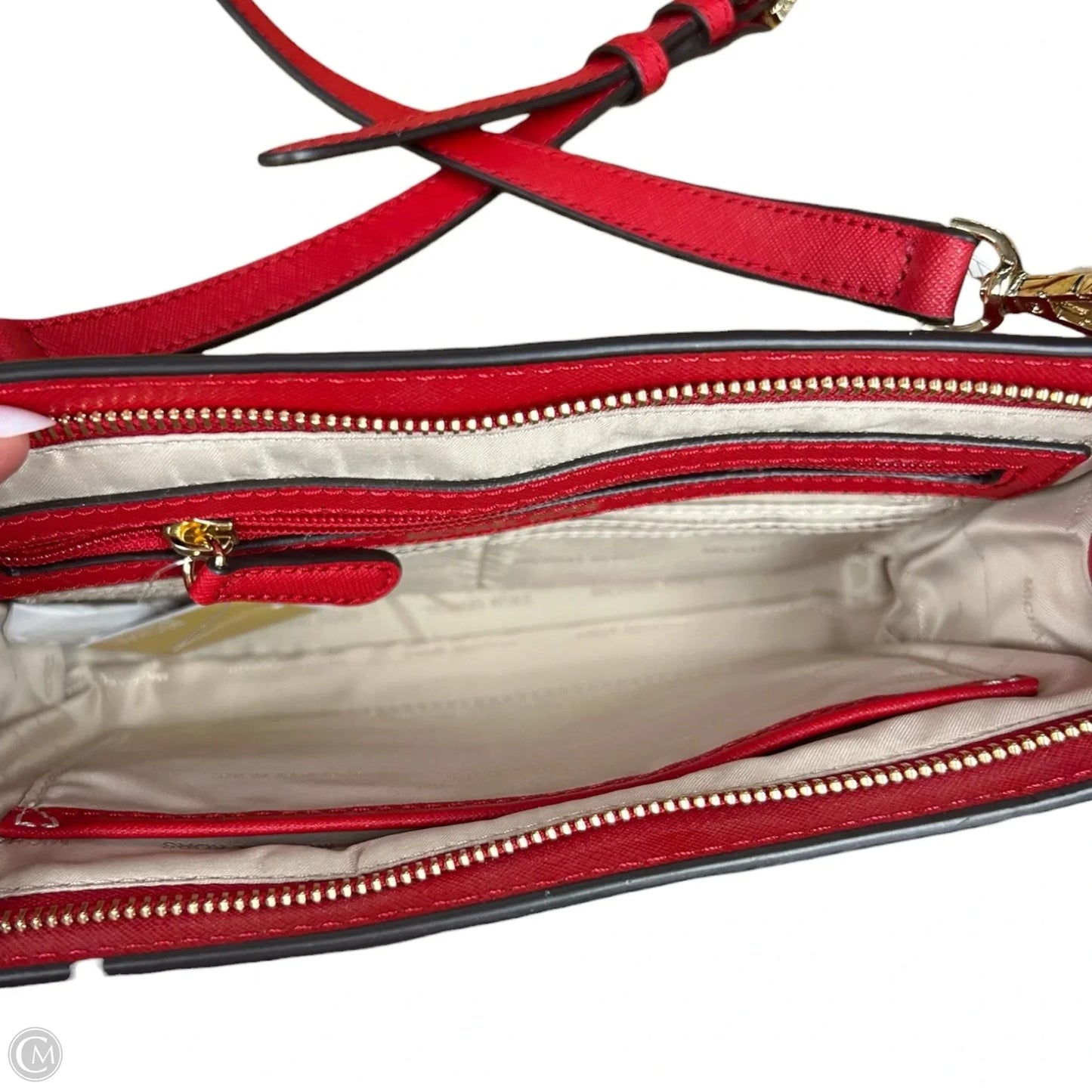 Crossbody Designer By Michael Kors, Size: Small