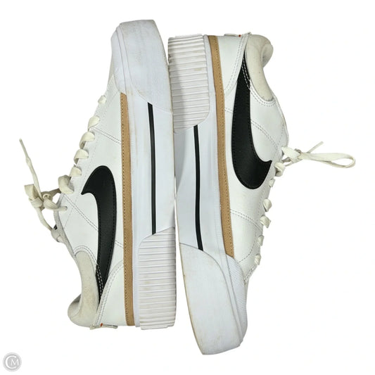 Shoes Sneakers Platform By Nike In Black & White, Size: 11
