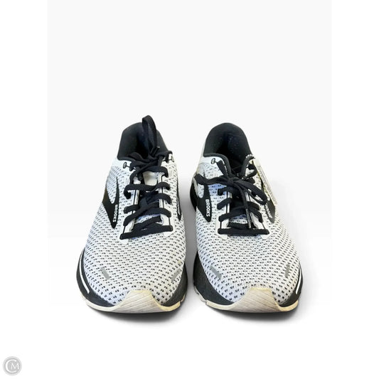 Shoes Athletic By Brooks In Black & White, Size: 8
