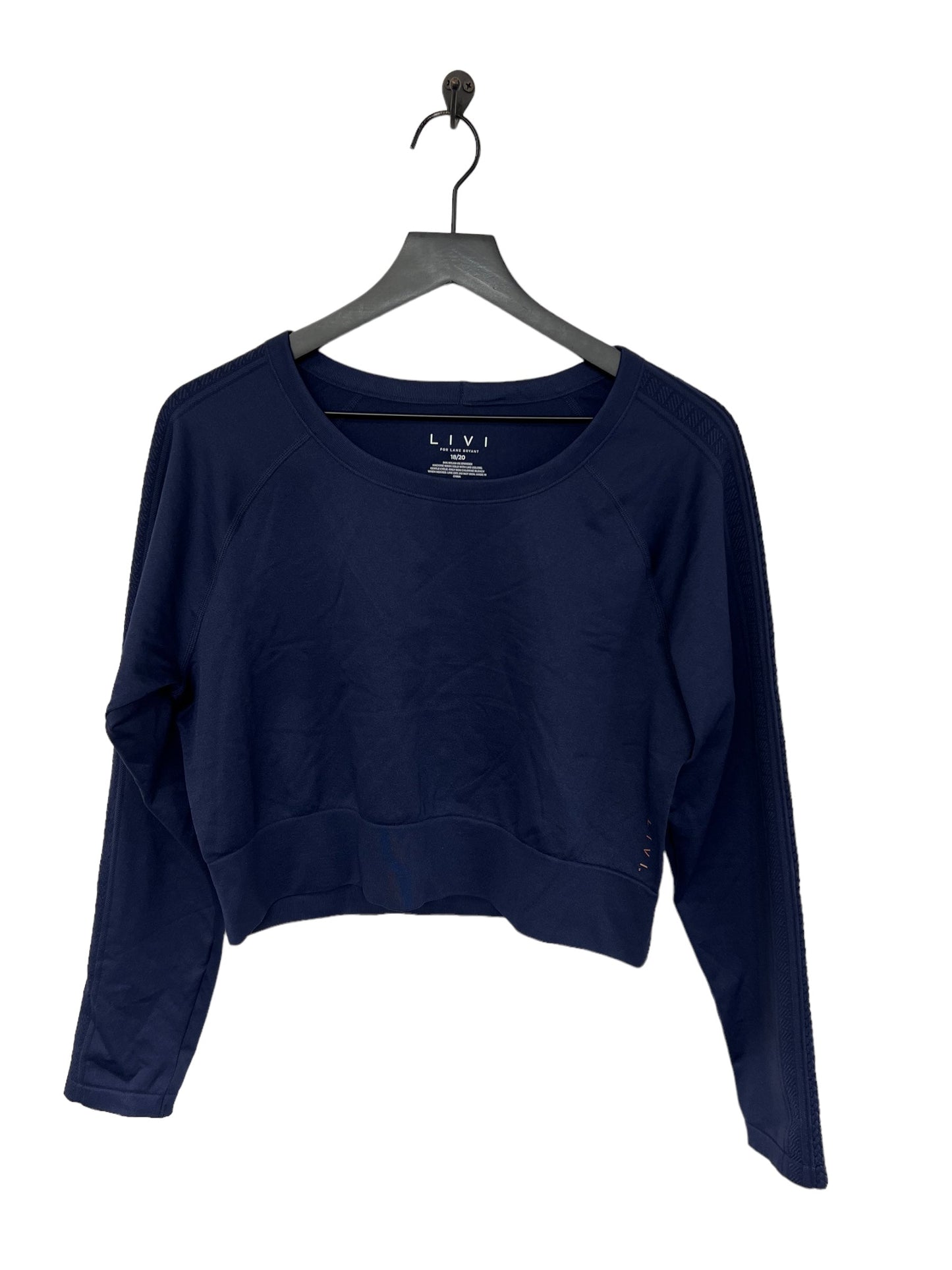 Athletic Top Long Sleeve Crewneck By Livi Active  Size: 1x