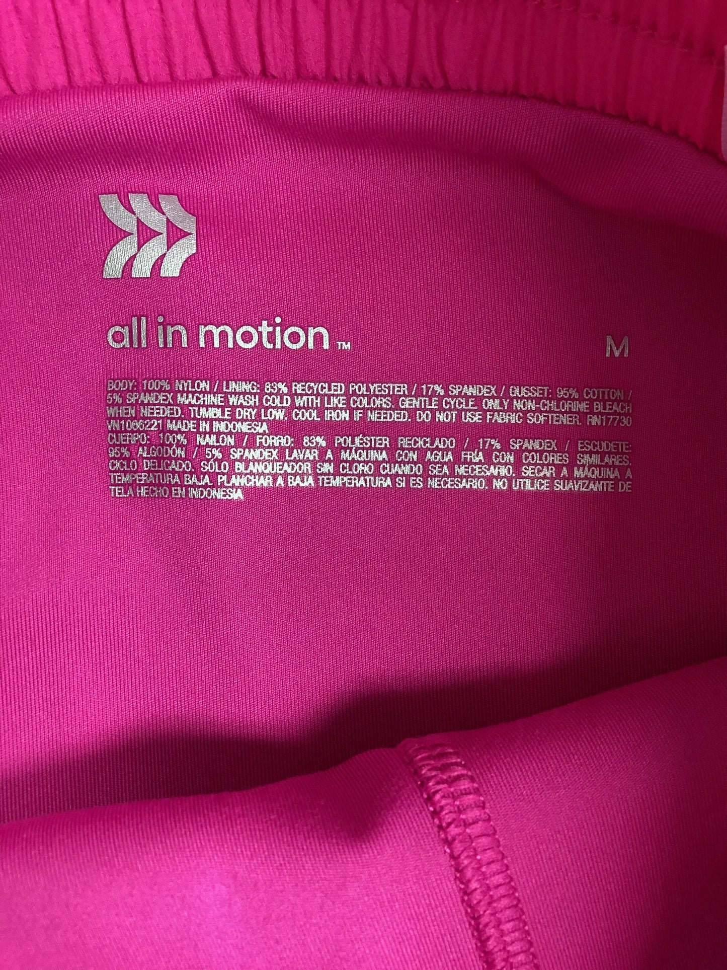 Athletic Shorts By All In Motion In Pink, Size: M