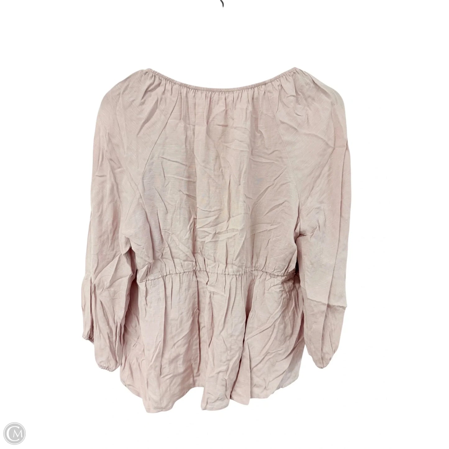 Top Long Sleeve By Maurices In Pink, Size: L