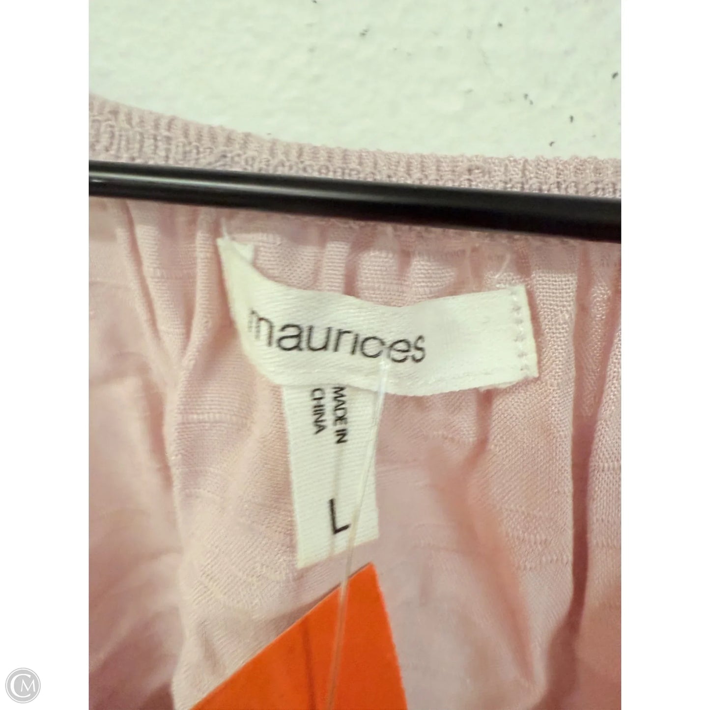 Top Long Sleeve By Maurices In Pink, Size: L