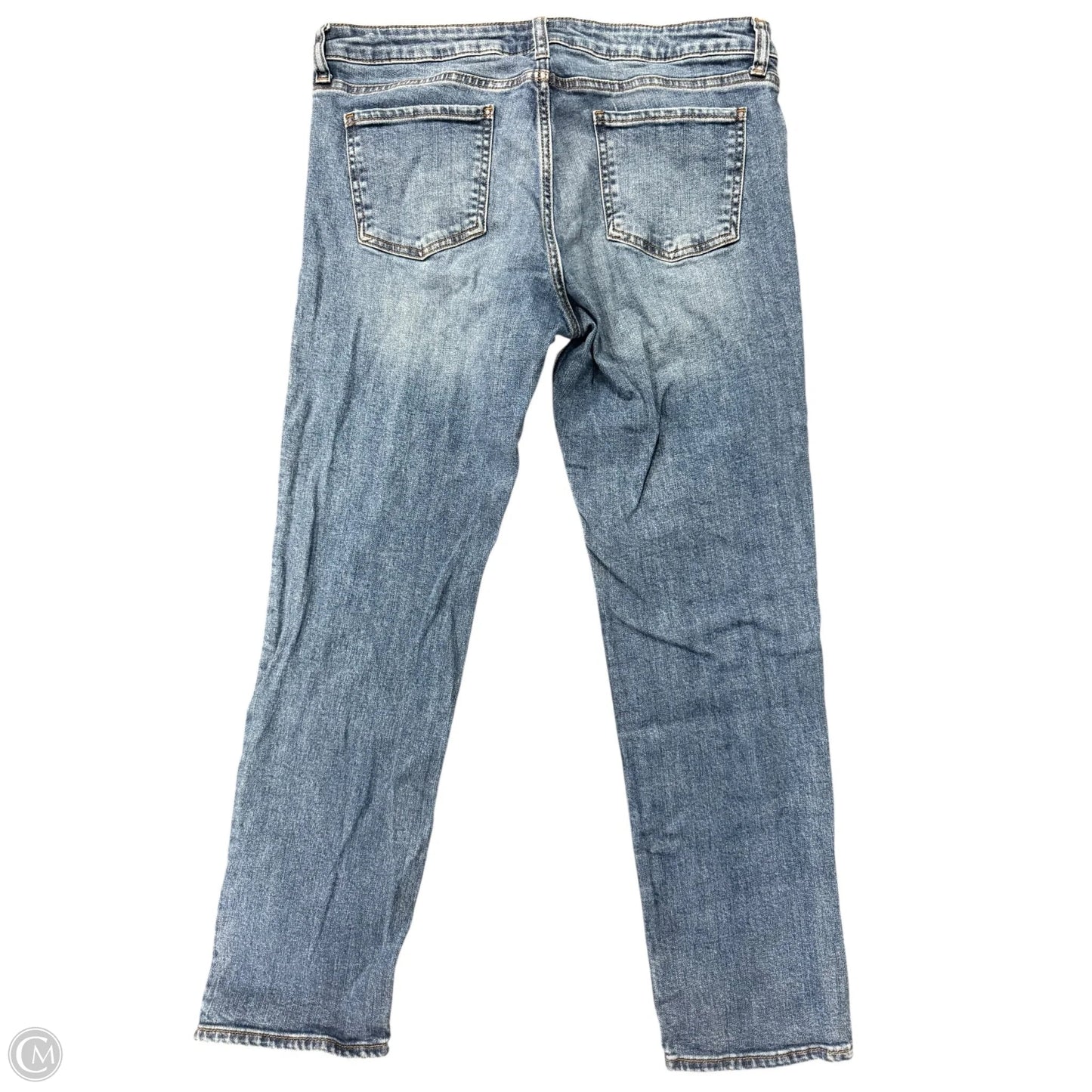 Jeans Straight By Kut In Blue Denim, Size: 12