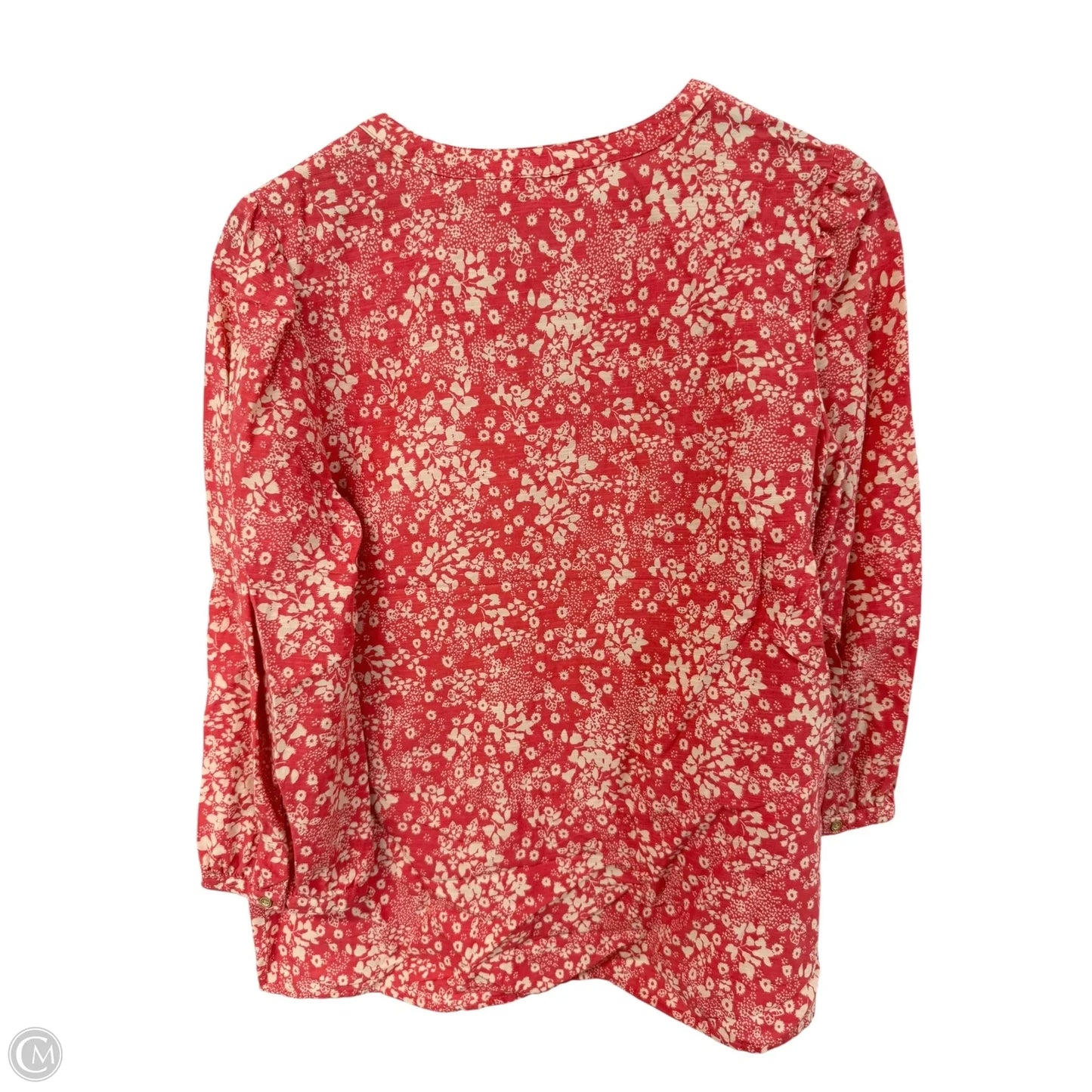 Top 3/4 Sleeve By Knox Rose In Pink, Size: S