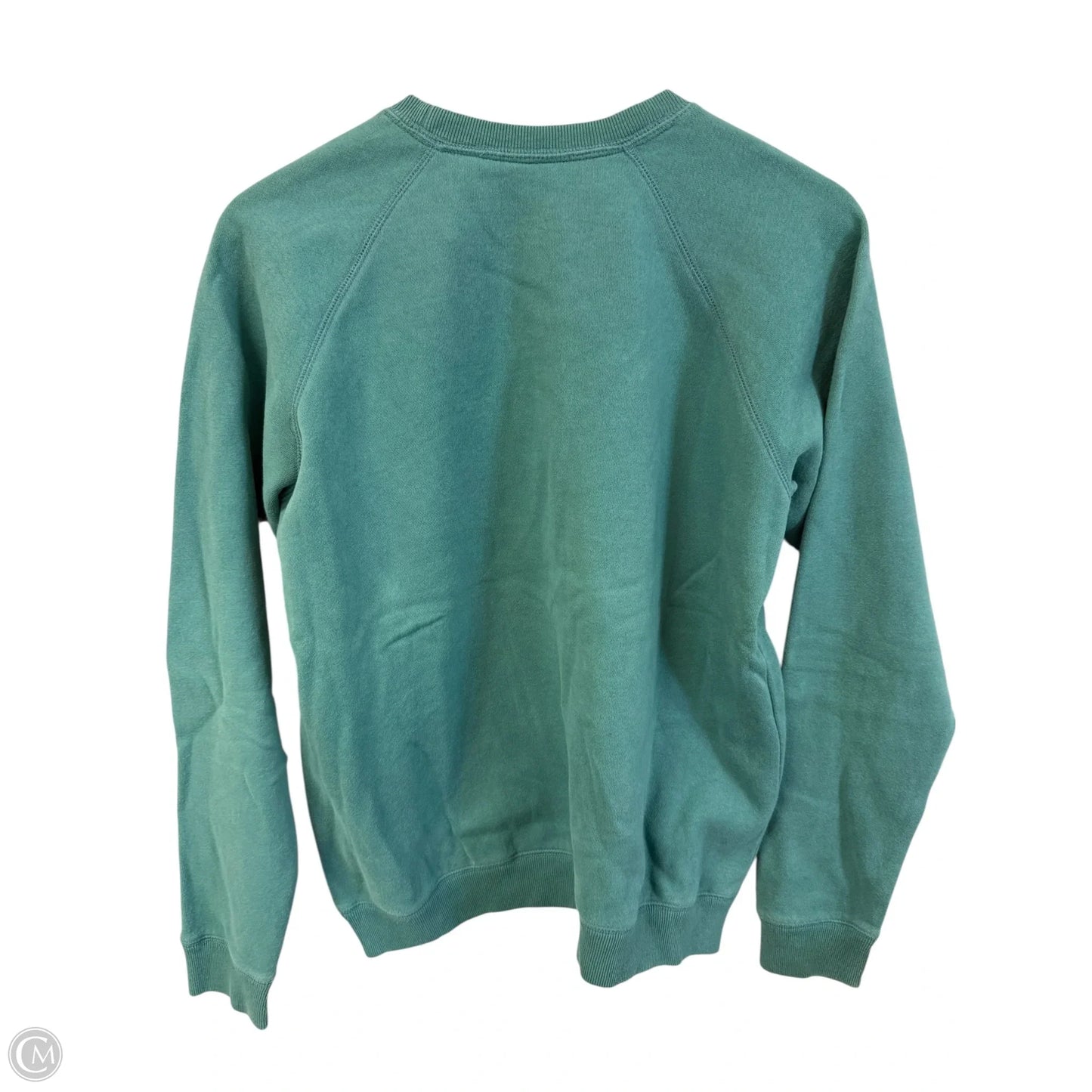 Athletic Top Long Sleeve Crewneck By Izod In Aqua, Size: S