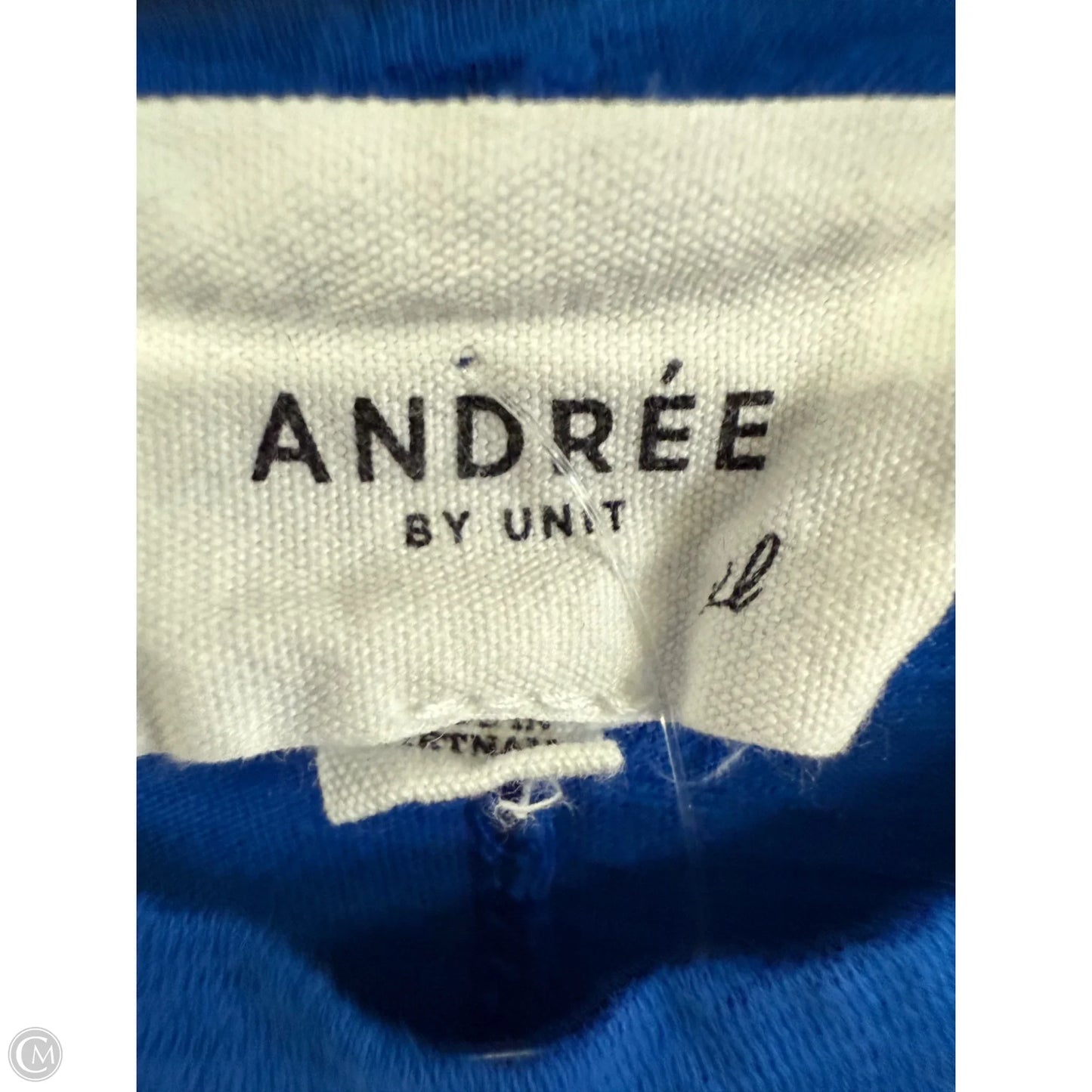 Top Short Sleeve By Andree By Unit In Blue, Size: Xl