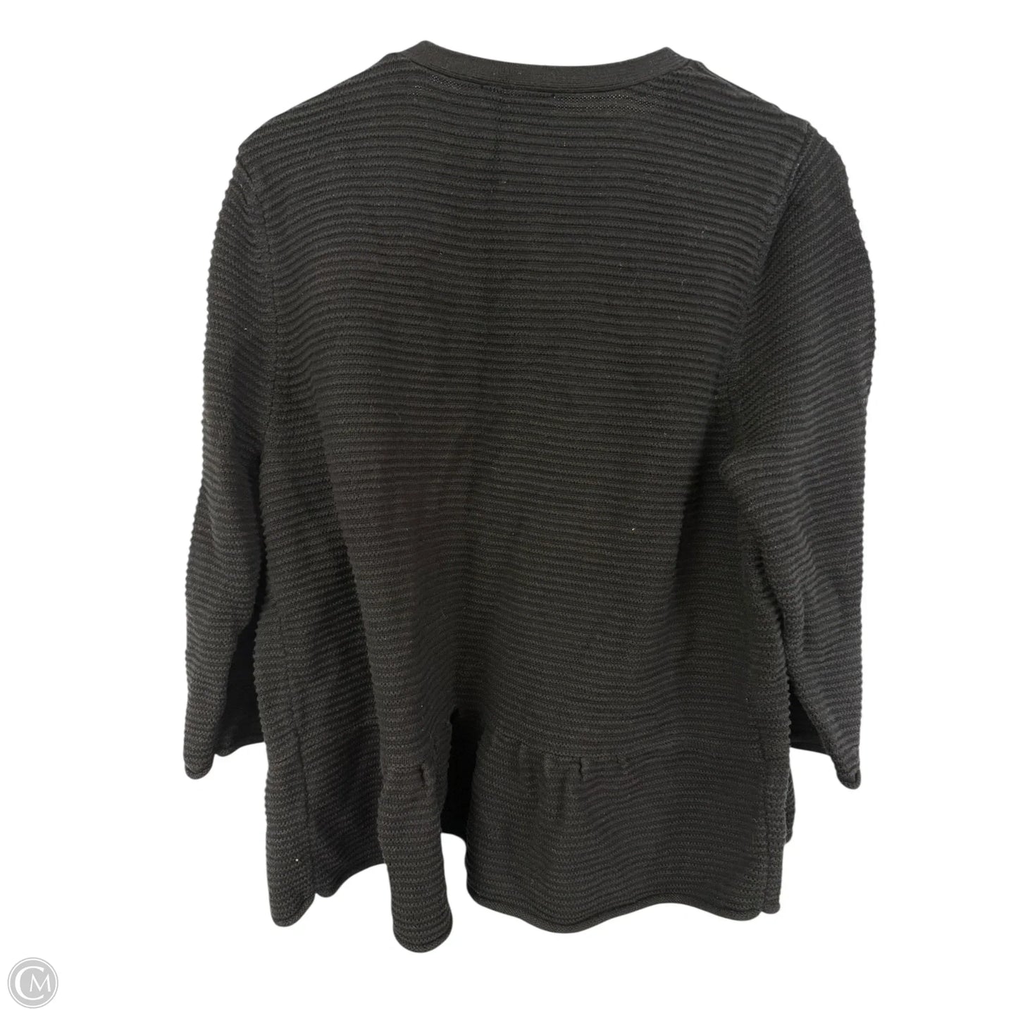Sweater Cardigan By Elle In Black, Size: Xl