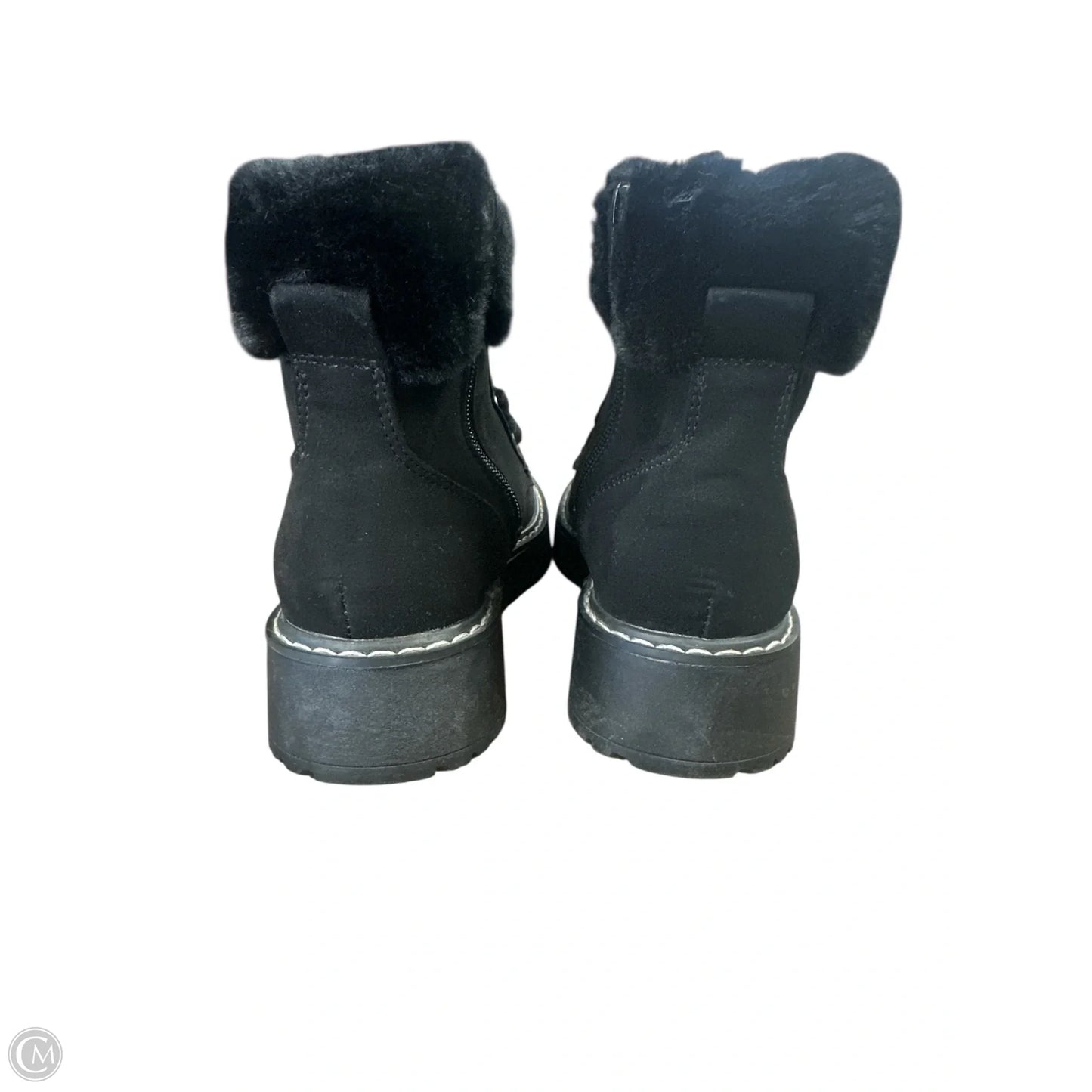 Boots Ankle Flats By Madden Girl In Black, Size: 6