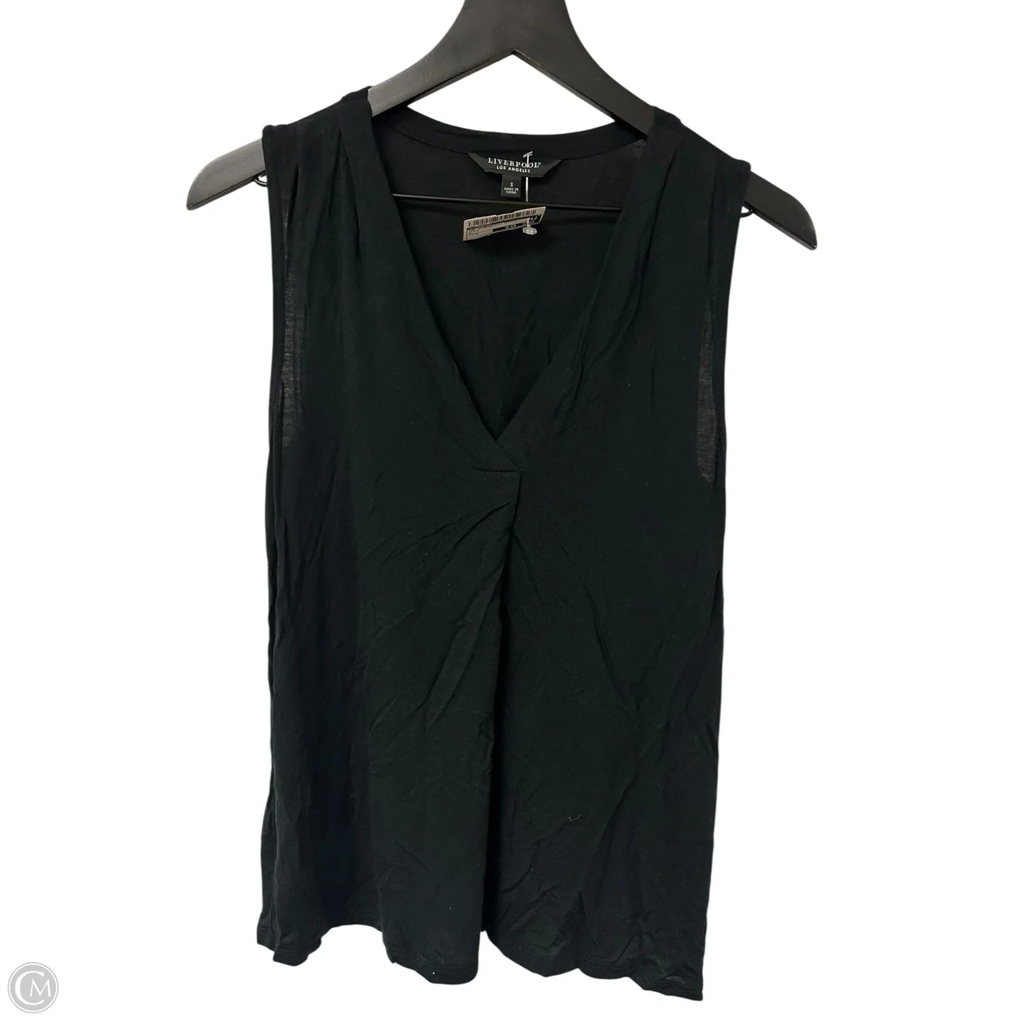 Top Sleeveless Basic By Liverpool In Black, Size: S
