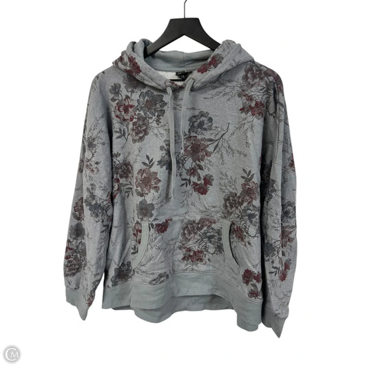 Sweatshirt Hoodie By Torrid In Grey, Size: Xl