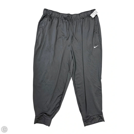 Athletic Pants By Nike In Black, Size: 1x