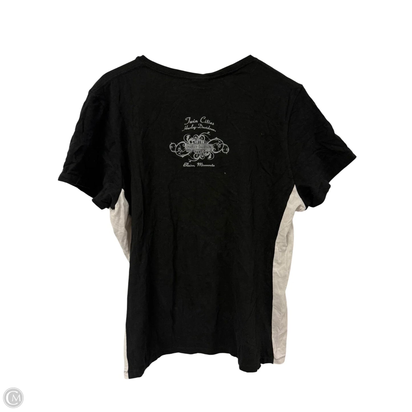 Top Short Sleeve By Harley Davidson In Black, Size: Xxl