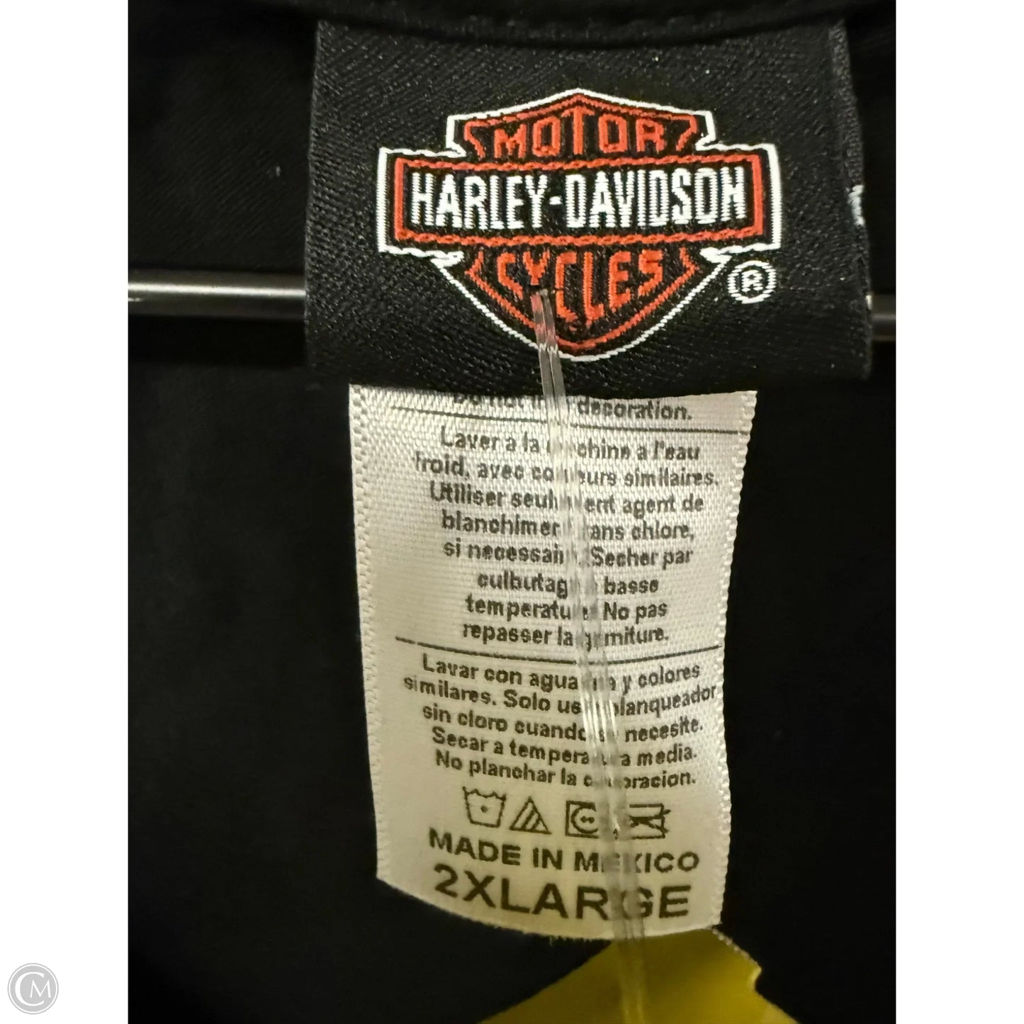 Top Short Sleeve By Harley Davidson In Black, Size: 2x