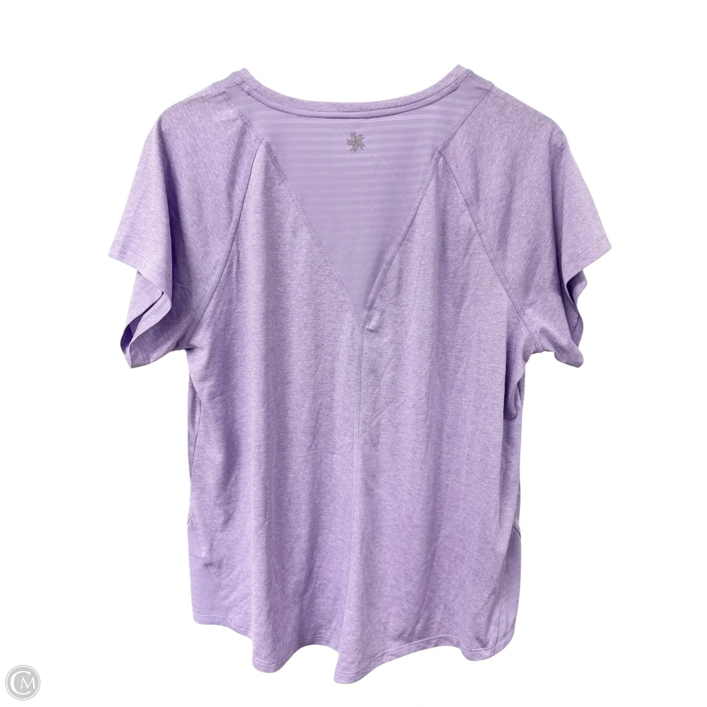 Athletic Top Short Sleeve By Tek Gear In Purple, Size: Xxl