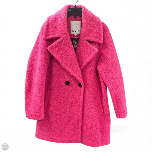 Coat Peacoat By Cmb In Pink, Size: L