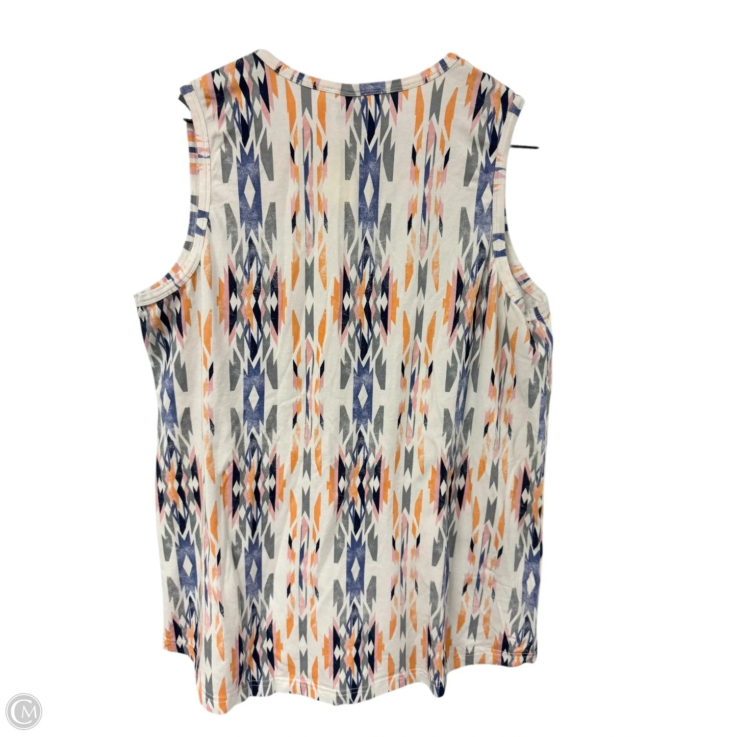 Top Sleeveless By Clothes Mentor In Multi-colored, Size: L