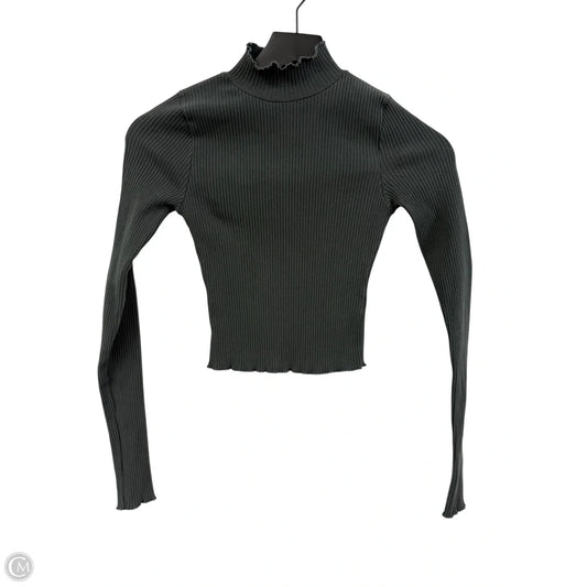 Top Long Sleeve By Good American In Green, Size: Xs